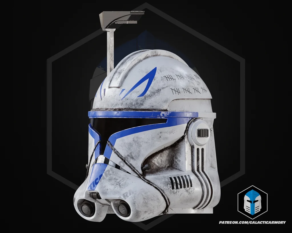 Casque du capitaine Rex – réaliste