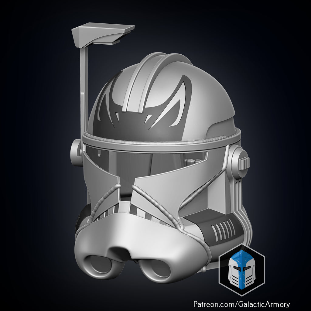 Casque du capitaine Rex – réaliste